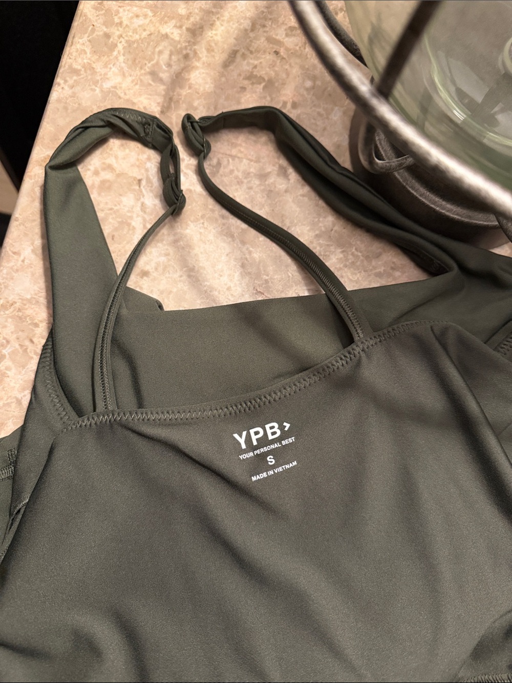 Abercrombie // Desert Olive Flyaway Onesie - Picture 4 of 4
